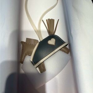 Hermes Tan and Black Mini Bag